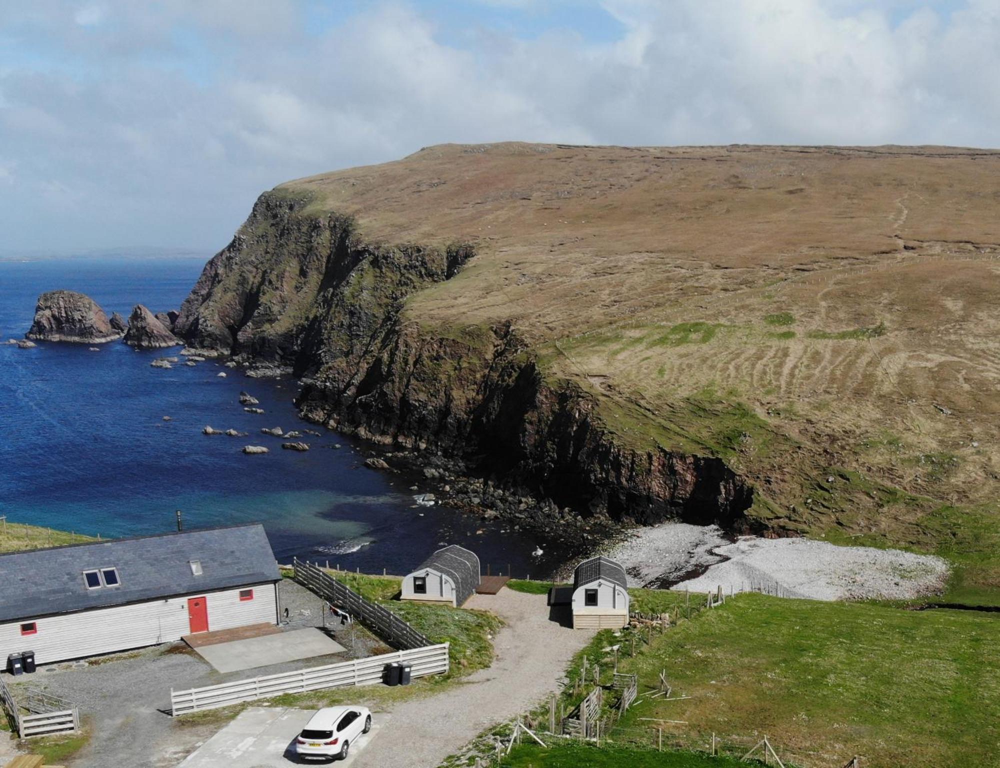 Seapods - Isle Of Lewis - Luxury En-Suite Pods On The Edge Of The Atlantic Ocean Aird Uig Exterior photo