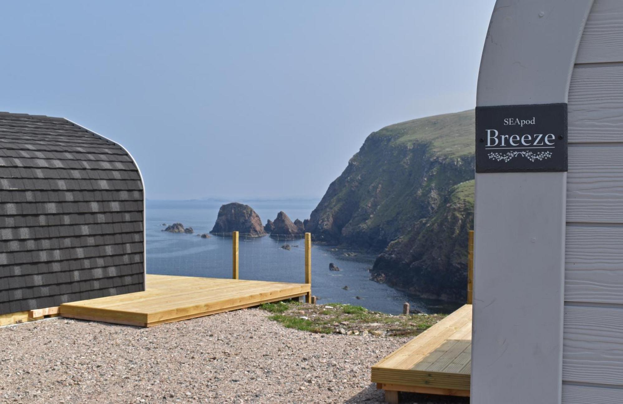 Seapods - Isle Of Lewis - Luxury En-Suite Pods On The Edge Of The Atlantic Ocean Aird Uig Exterior photo