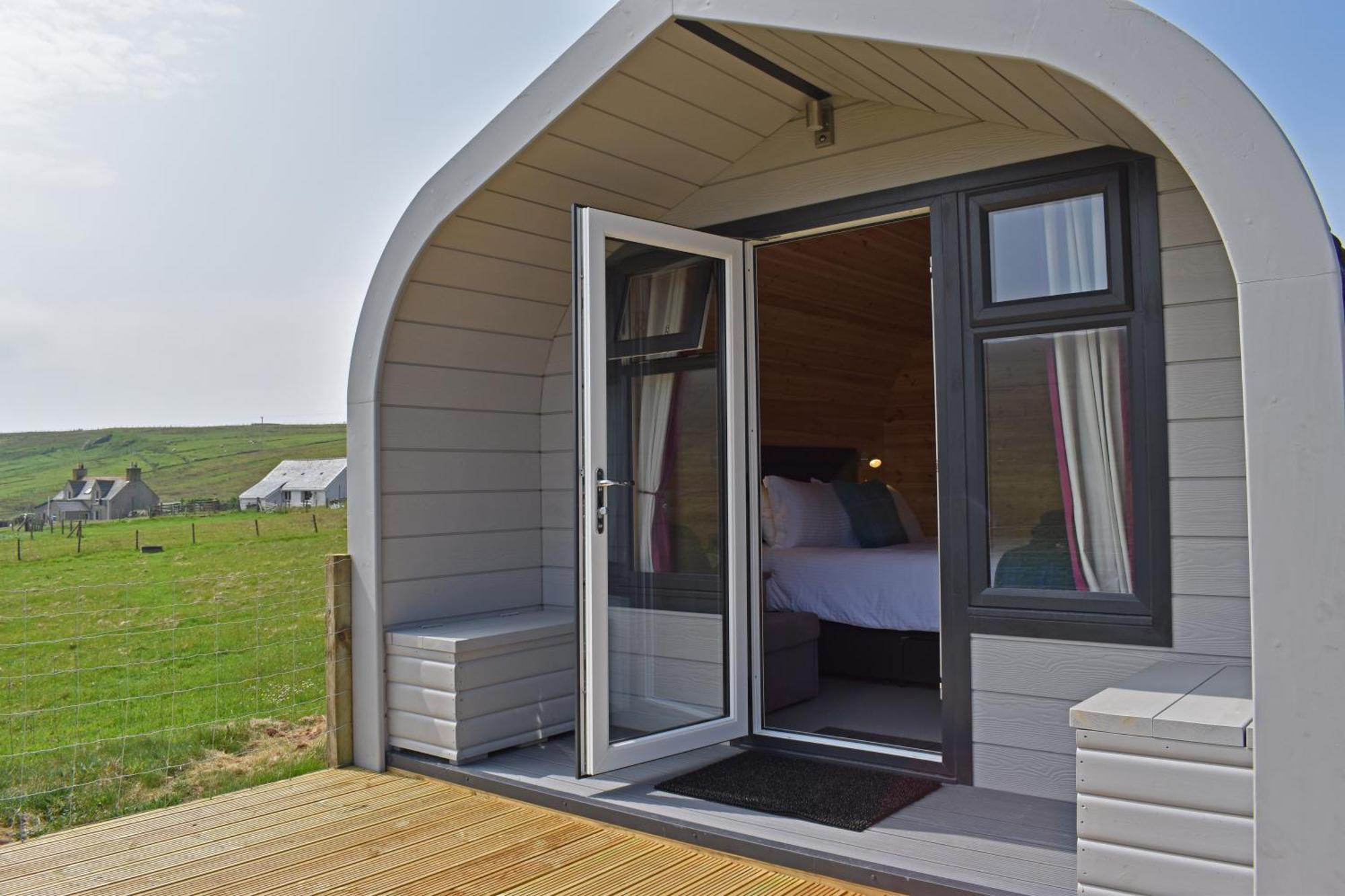 Seapods - Isle Of Lewis - Luxury En-Suite Pods On The Edge Of The Atlantic Ocean Aird Uig Exterior photo